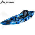 Top Quality Boat Factory Customized Color Imported PE Single Person 1 Seater Sit on Top Small Kayak With Motor